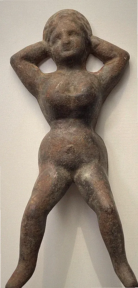 Reclining Female Figure Cast Iron BOOT JACK - Early 20th C