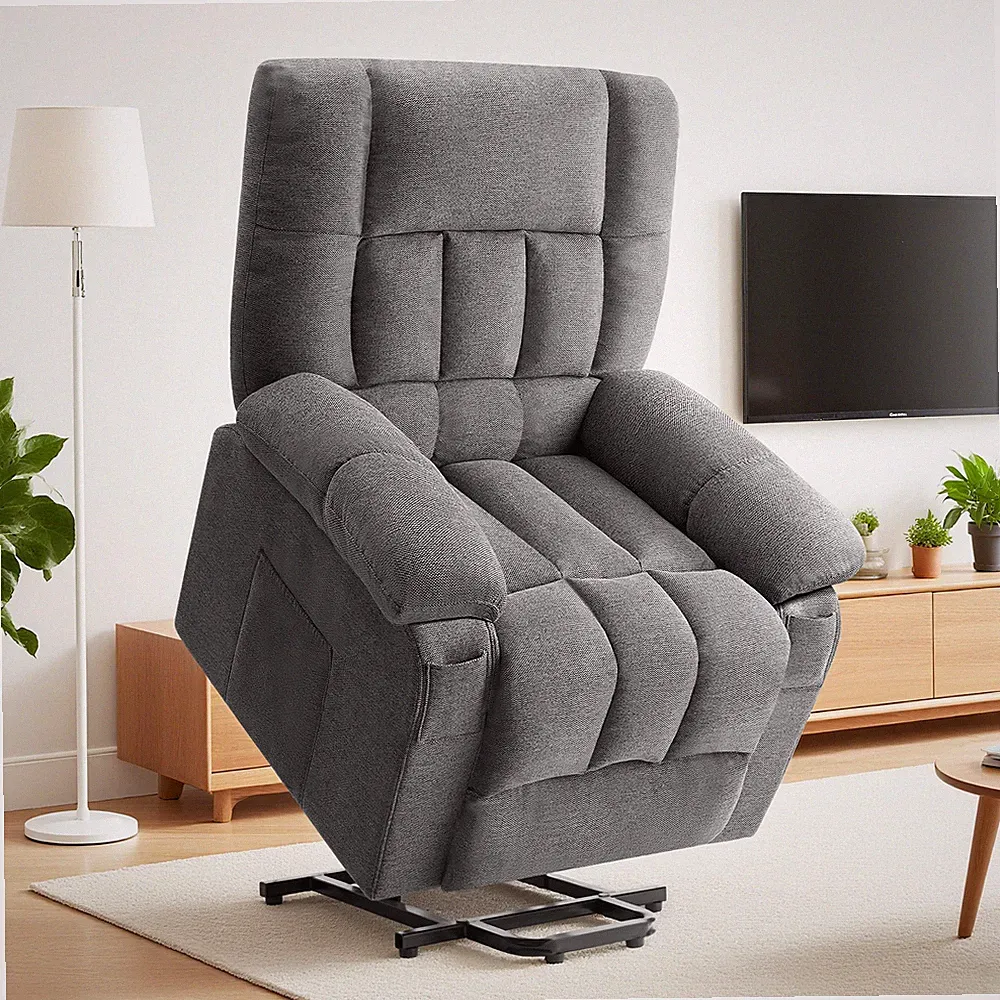 Reclining Massage Chair with Lumbar Support Adjustable Electric Power Lift Chair