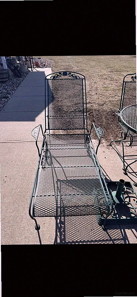 Wrought Iron Recliner